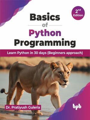 cover image of Basics of Python Programming
